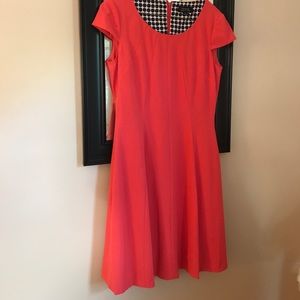 Coral Tahari dress.